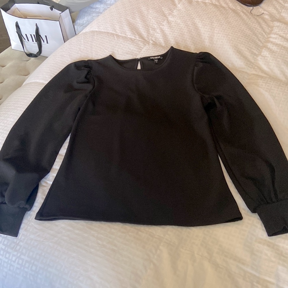 Express Polyester Long Sleeve Top